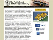 Tablet Screenshot of pcentsoc.org